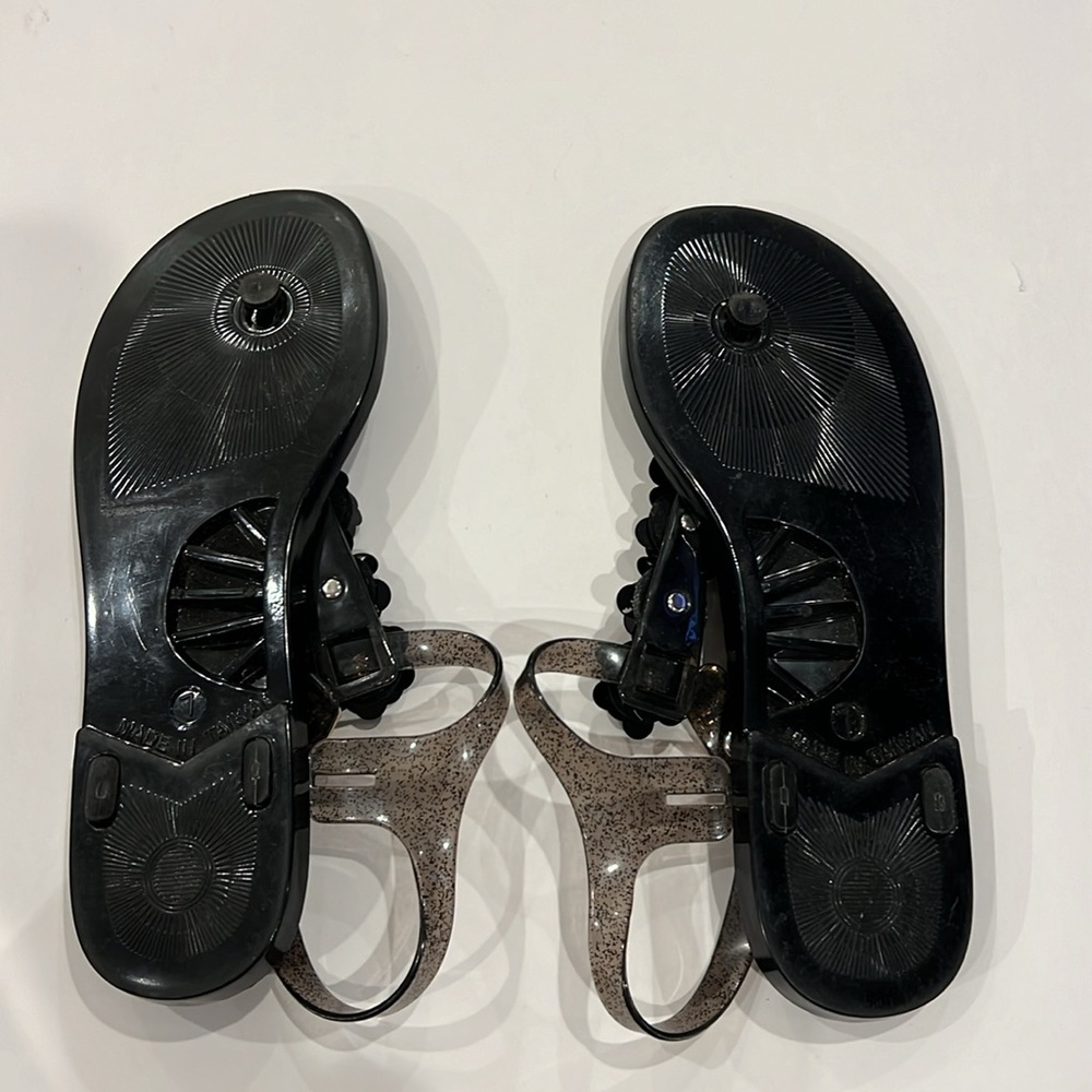 Kate Spade Farrah Jelly Sandal Sparkle Flower Black
Size 7 - Picture 4 of 4